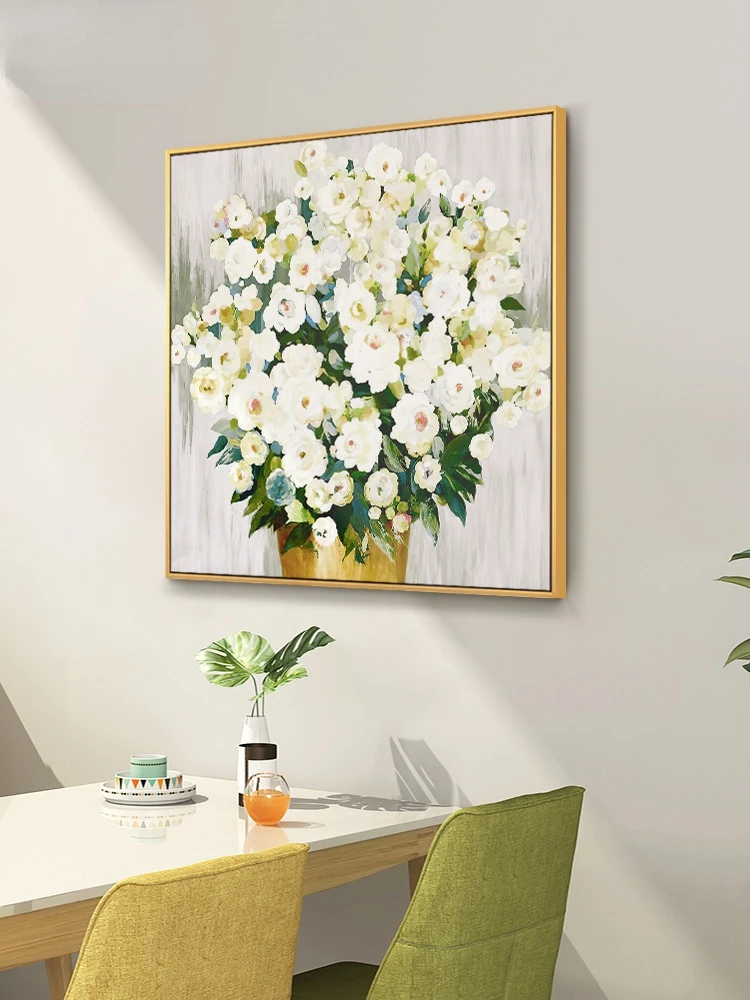 

Modern Abstract Floral Living Room Decorative Painting Hand Painted Oil Painting On Canvas Office Study Mural Frameless