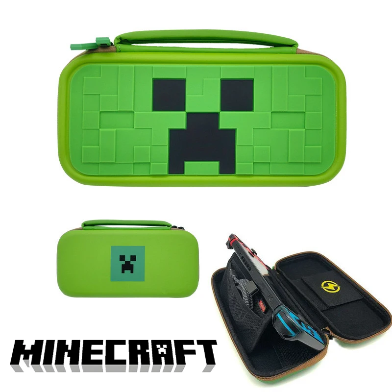 Сумка для хранения Minecraft Nintendo Switch NS OLED-консоли портативный чехол переноски