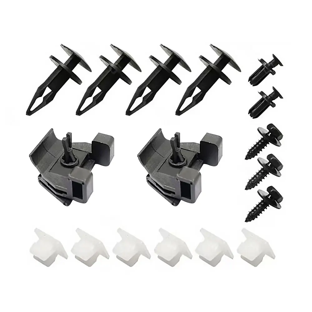 

1 комплект зажимов для фиксации молдинга переднего бампера 1507-8238 для TOYOTA COROLLA 2009-2019, фиксатор бампера, пряжка