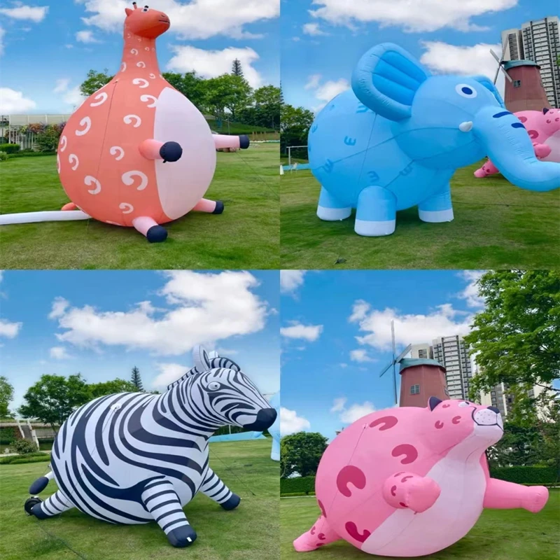 

Inflatable Animals Toys Outdoor Indoor Large Decoration Inflatable Elephant Zebra Giraffe