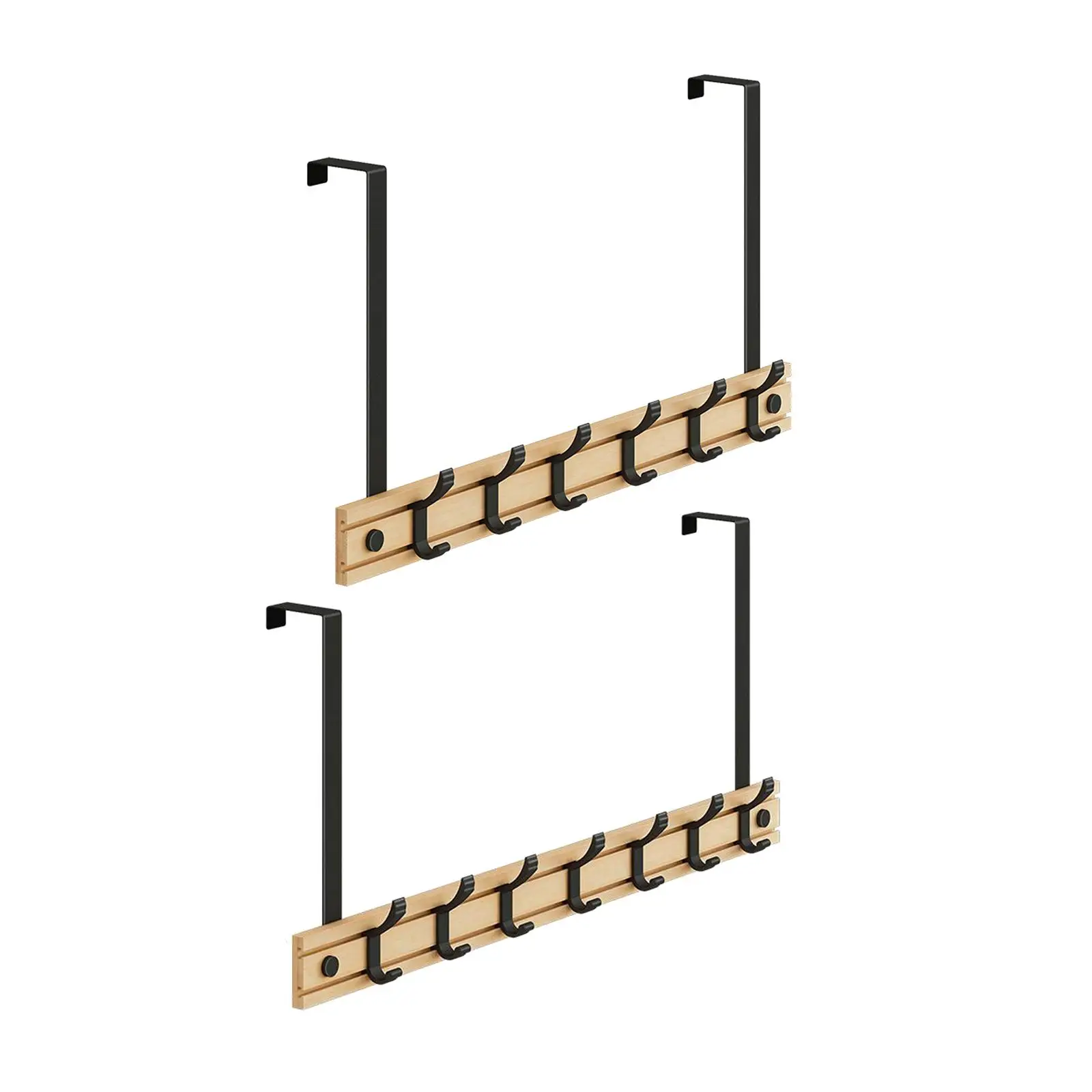 

Heavy Duty Over The Door Hook Hanger Hanging Aluminum Towel Rack Coat Hanger Holder for Hat Towels Clothes Robe Scarf