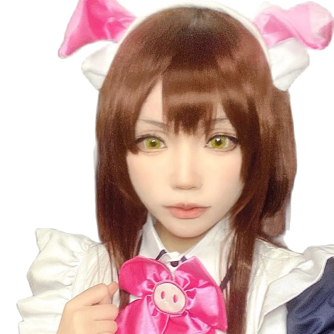 

Парик для косплея аниме «Аниме», брендовая мягкая кошка Акиба, горничная война, короткие волосы и шапочка, парик для Хэллоуина