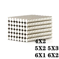 2050100pcs 4x2 5x2 5x3 6x1 6x2mm rare earth magnet diameter 4x2 5x2 5x3 6x1 6x2mm small round magnet strong magnet