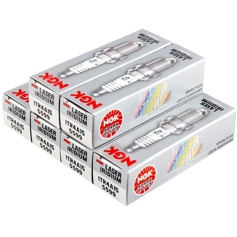 

Иридиевая Свеча зажигания NGK ITR4A15 5599 для CADILLAC CTS DEVILLE ESCALADE SRX STS XLR CHEVROLET CORVETTE CAMARO FORD MAZDA 3/5/6, 6 шт.