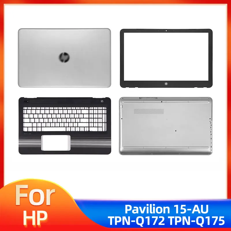 

Новинка для ноутбука HP Pavilion 15-AU 15-AW 15-AL TPN-Q172 Q175 задняя крышка ЖК-экрана/Передняя панель/Упор для рук/Нижняя искусственная крышка серебристого цвета