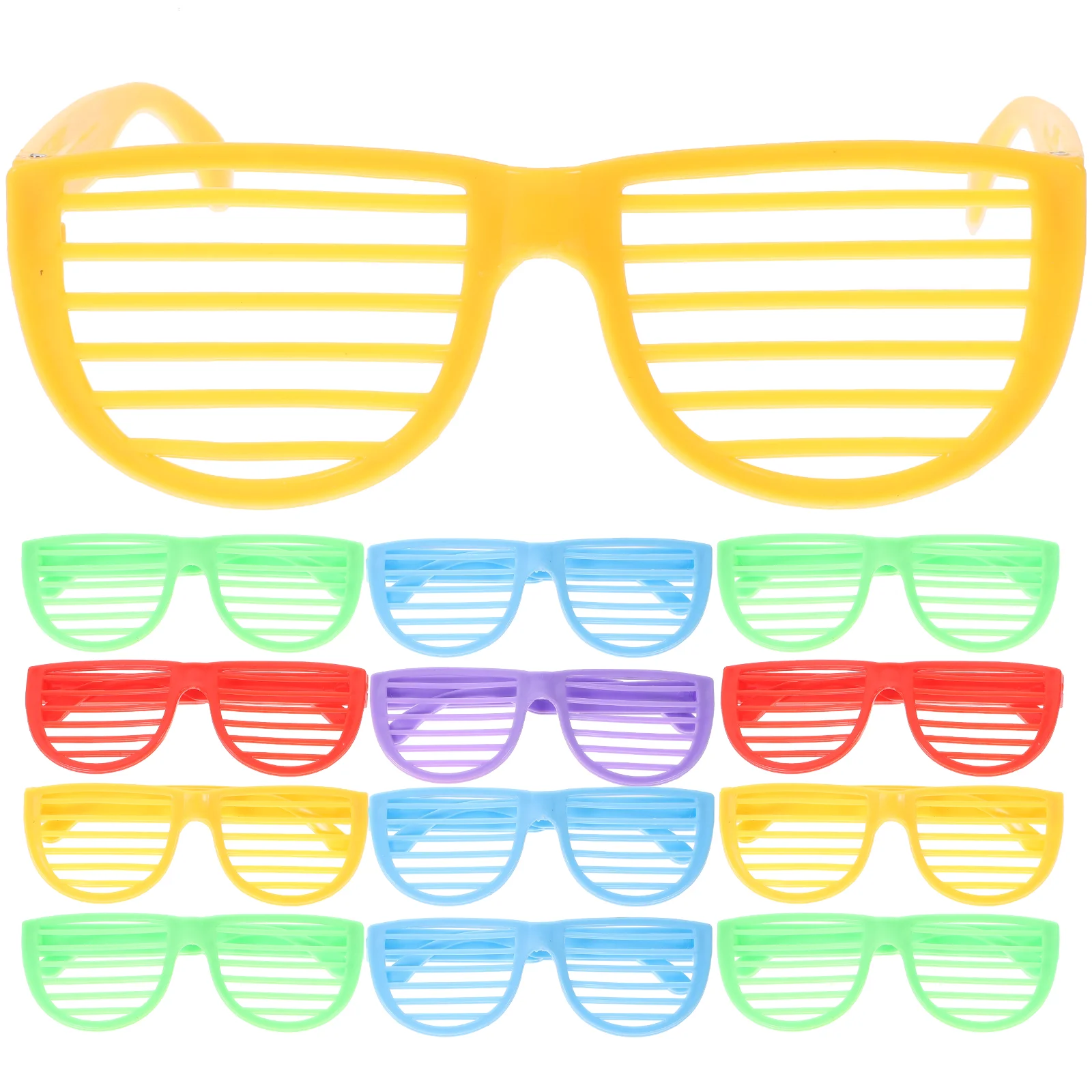 

Glasses Shutter Party Sunglasses Shades Eyeglasses 80S Eyewear Disco Kids Up Led Bulk Dress Light Fancy Retro Shade Funny