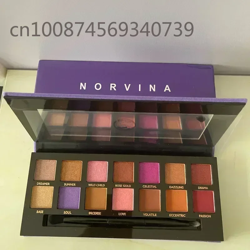 Бренд 12 цветов натуральные матовые тени для век водостойкая палитра мерцающие