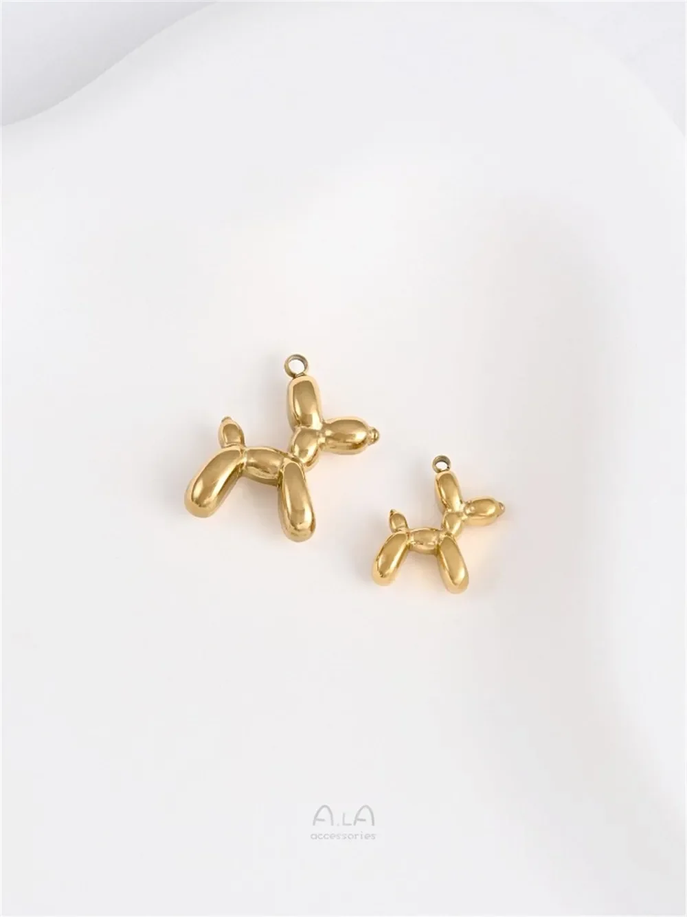 Титановая сталь с вакуумным покрытием из 14-каратного настоящего золота кулон в