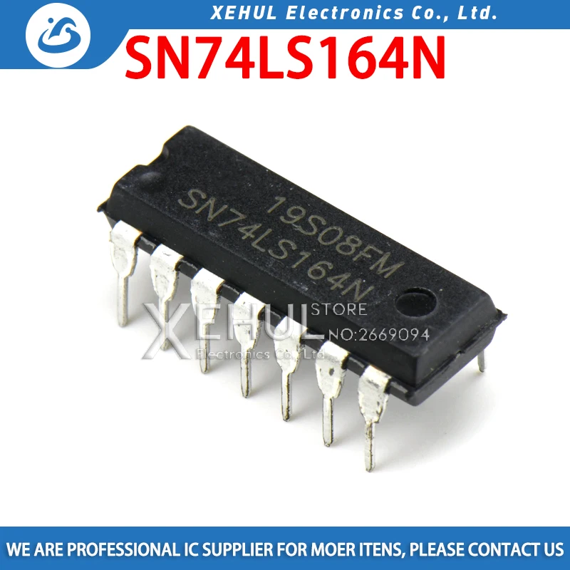 

50PCS / 100pcs SN74LS164N DIP14 SN74LS164 DIP 74LS164 74LS164N new HD74LS164P HD74LS164 74LS164P IC free shipping