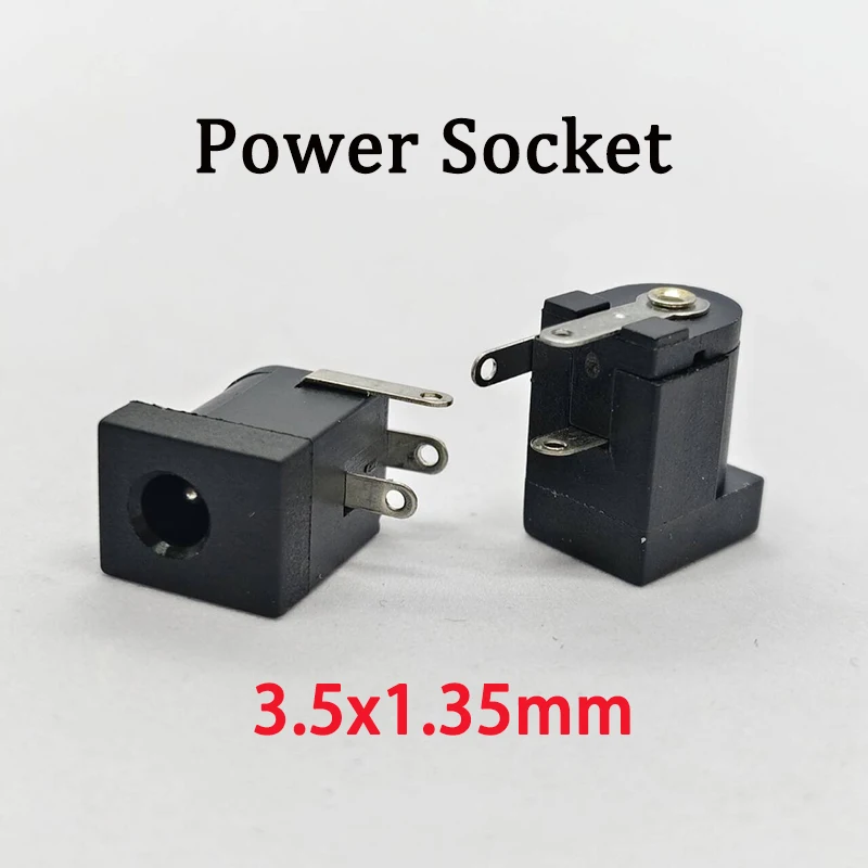 Фото 10/20 шт. Горячая распродажа: Разъемы Jack Socket 5.5x2.5мм, 5.5x2.1мм, 5.5/4.0/4.8x1.7мм, 3.5x1.35мм, 3-контактные, подключаемые №2