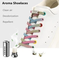 clean air aroma elastic laces sneakers no tie shoelaces flat shoe laces without ties kids adult quick shoelace rubber bands