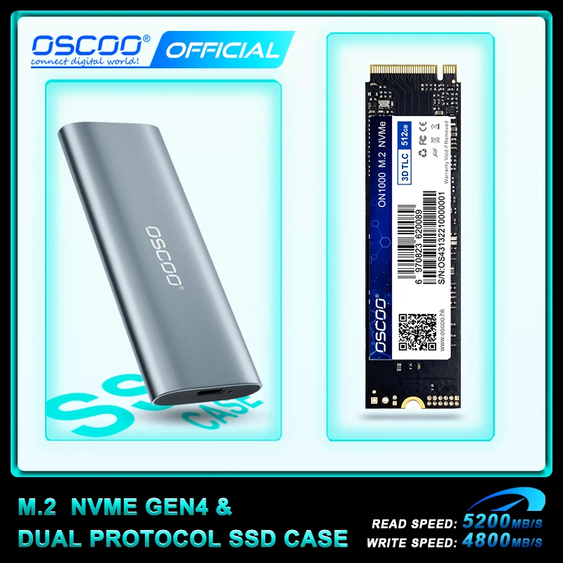 Твердотельный накопитель OSCOO SSD NVME M.2 1 ТБ PCIE 4,02280 ...