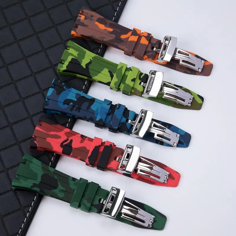 Ремешок Камуфляжный NFR для наручных часов 26 мм 15500/15400/26331