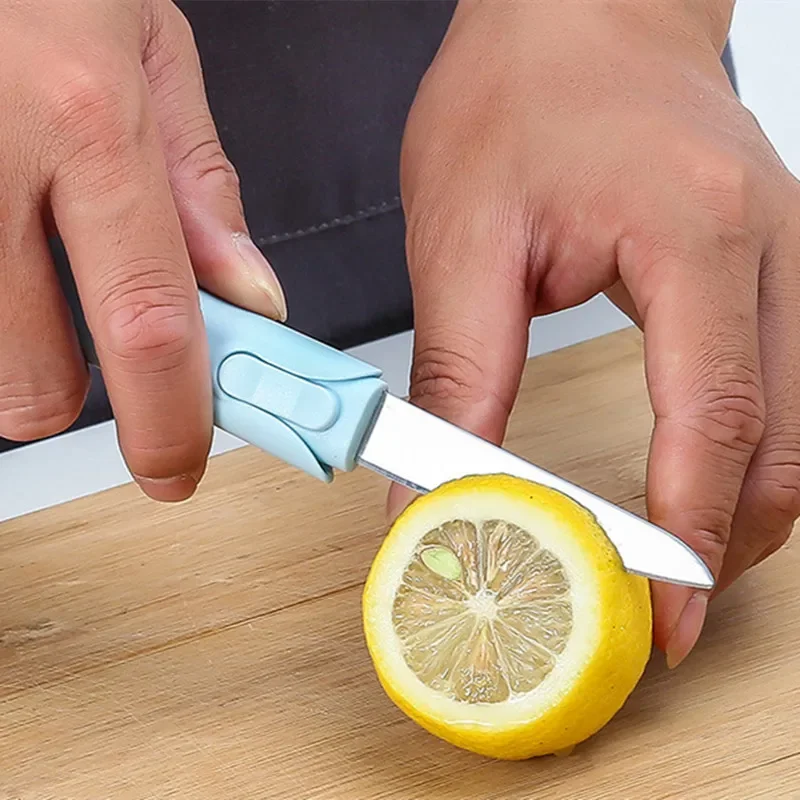 1 шт. 2-в-1 нож для очистки фруктов артефакт кухонный из нержавеющей стали