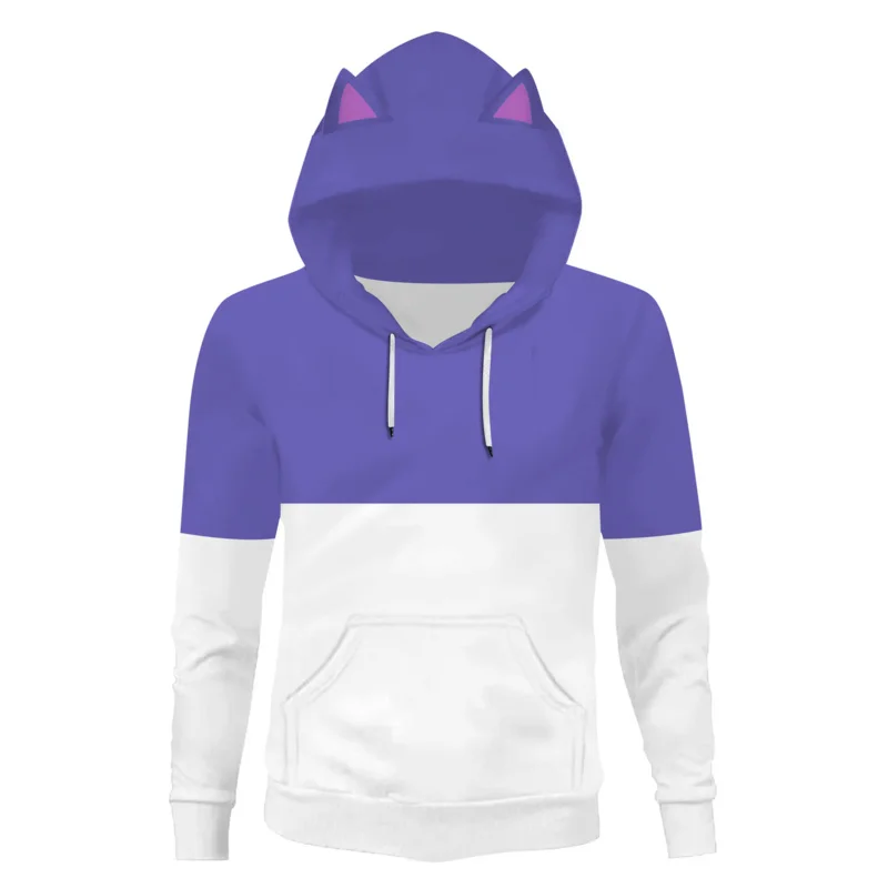 Свитшот с капюшоном для косплея рисунком аниме Сова