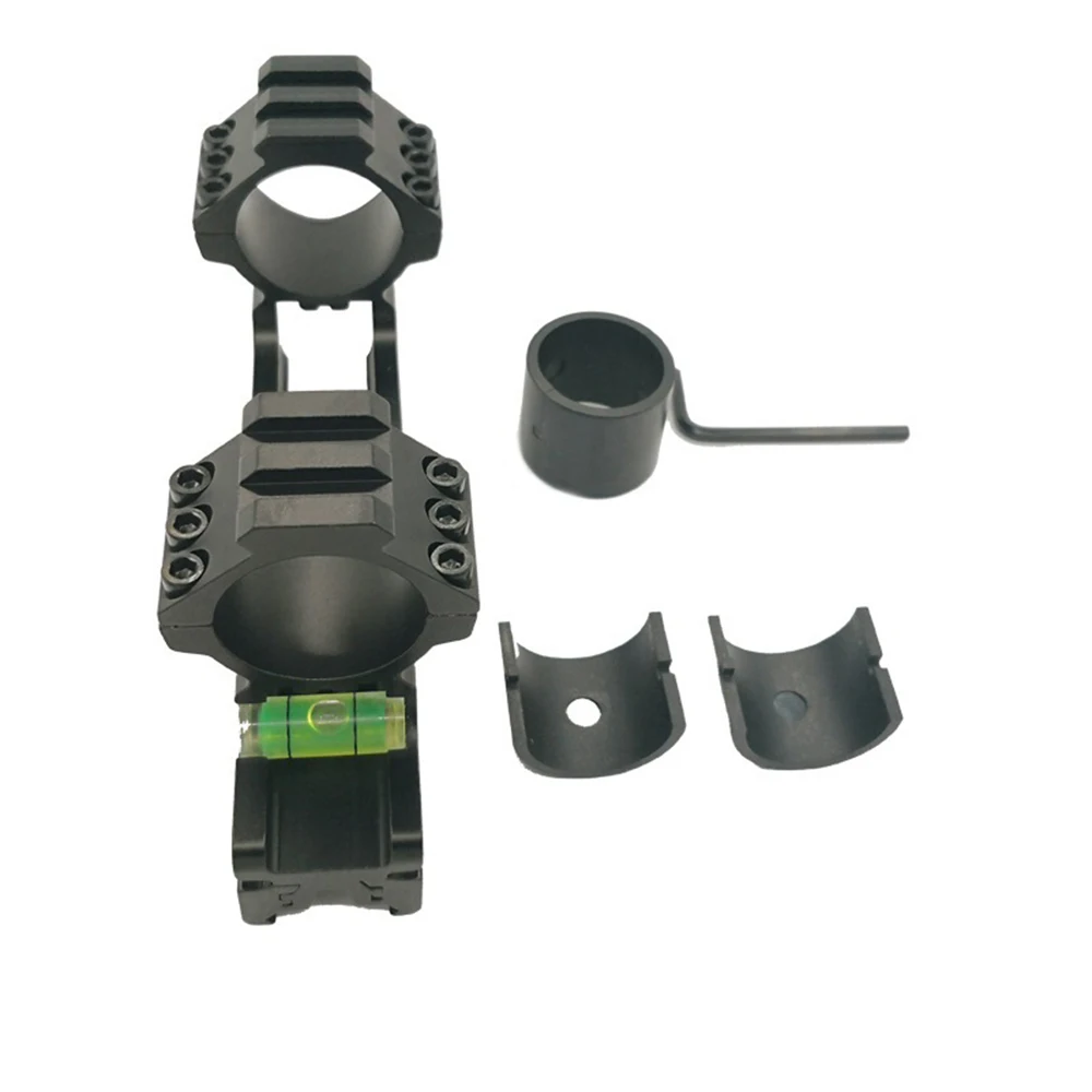 

Adaptador universal para montagem, 11mm, 20mm, com nível de bolha para rifle de caça, escopo de 25.4mm e tubo de 30mm