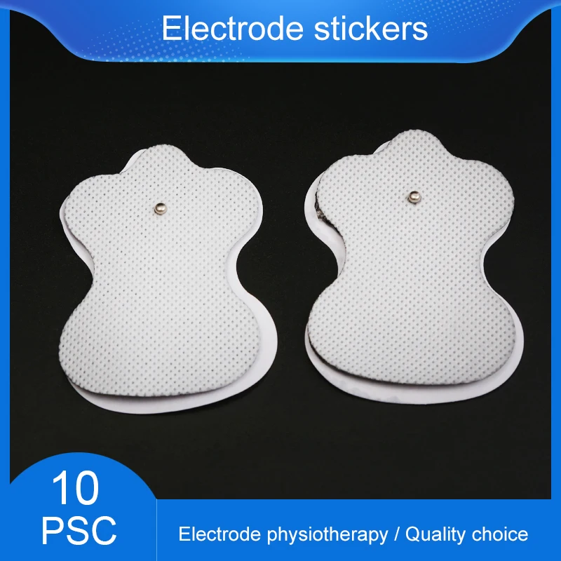 

10pcs 3.5mm Non-woven Muscle Gel stickers EMS Muscle Stimulator Gel Electrodes Sticker for TENS Digital Therapy Machine Massager