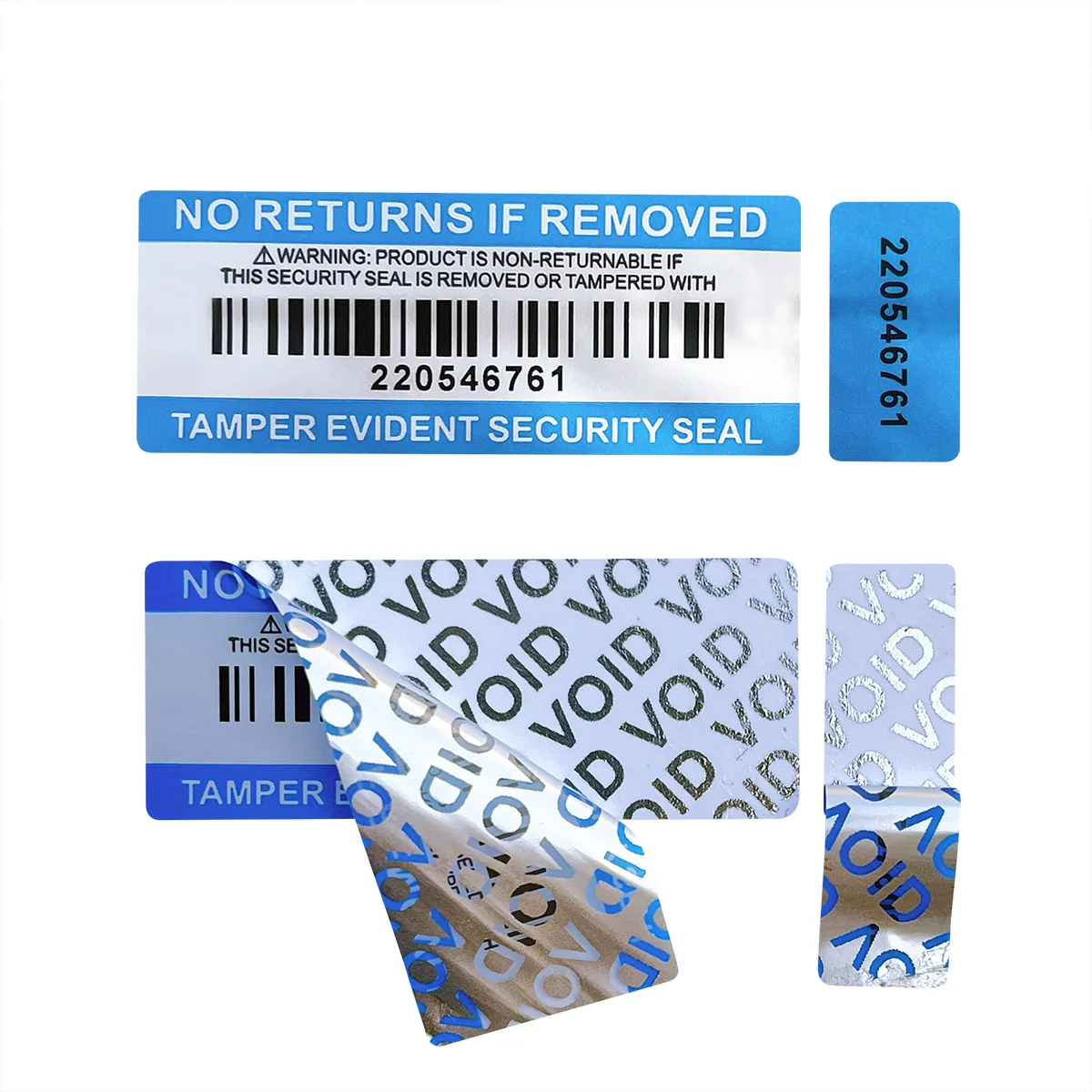 Этикетка со штрих-кодом матовая серебряная наклейка для домашних животных