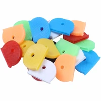24 key caps with flexible key cover for easy identification of door keys multicolor