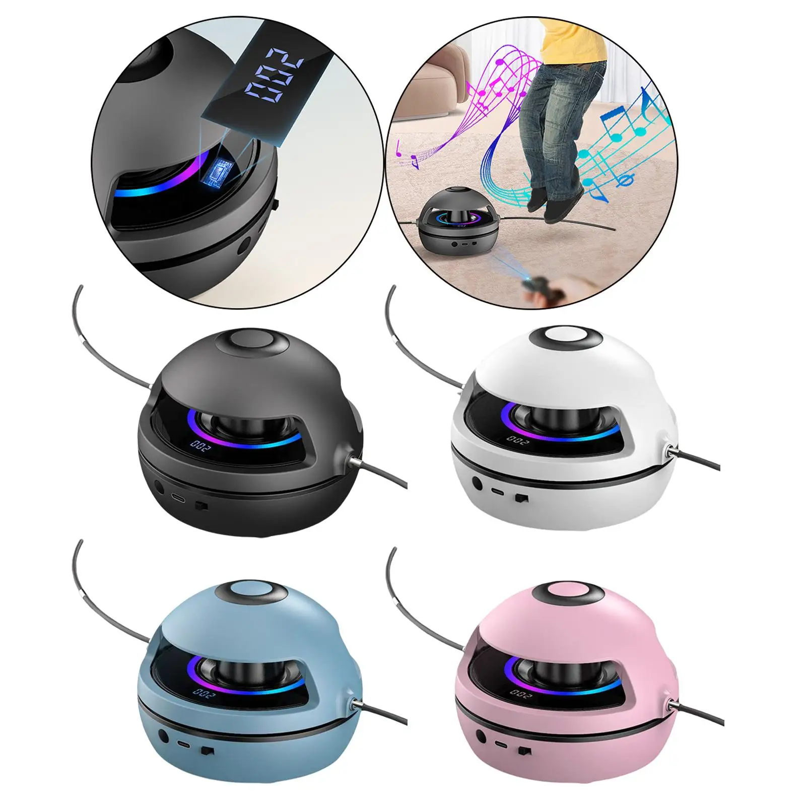 

Jump Rope Machine Digital Counter Improving Strength Entertaining Sports Men
