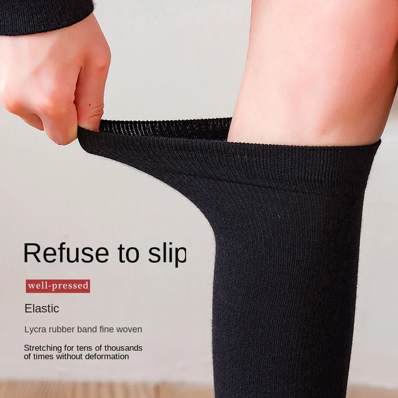 Women new golf socks cotton breathable knee high socks