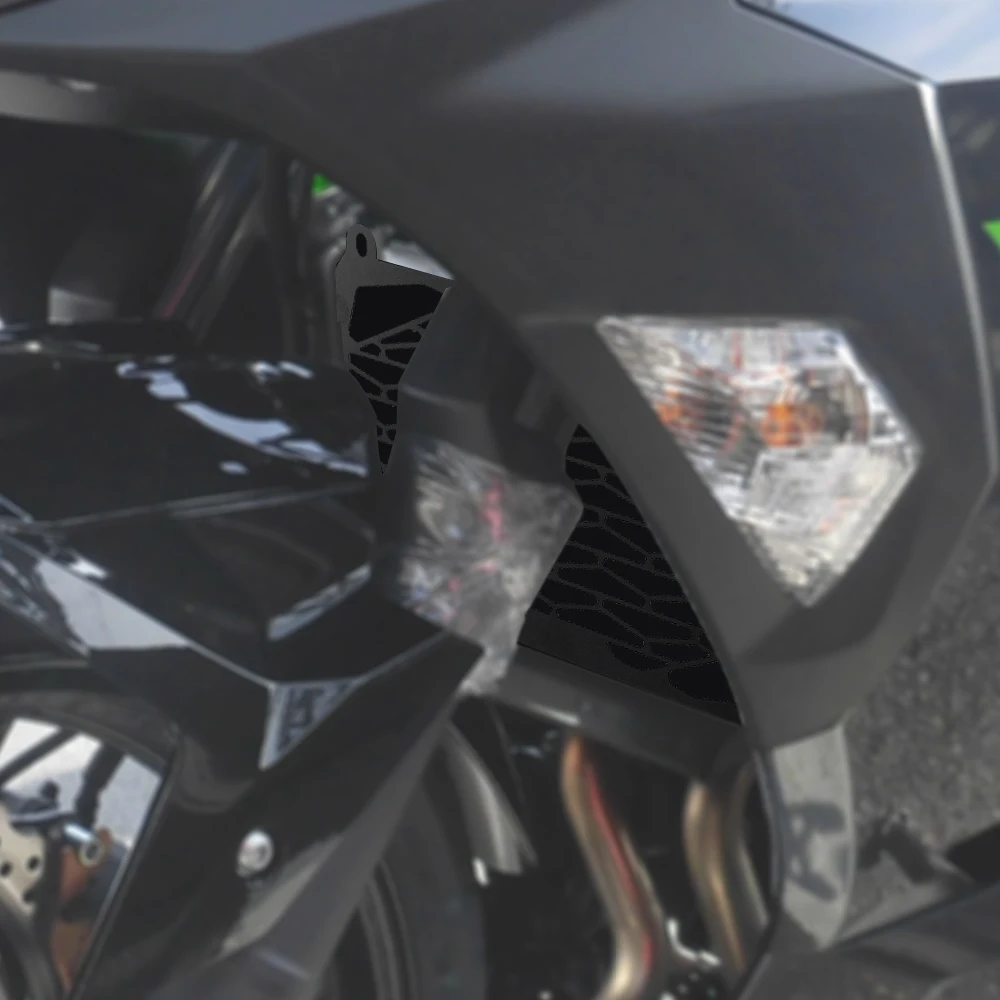 Защитная накладка на радиатор мотоцикла 2024 для защиты гриля Kawasaki Eliminator 400 500 Ninja
