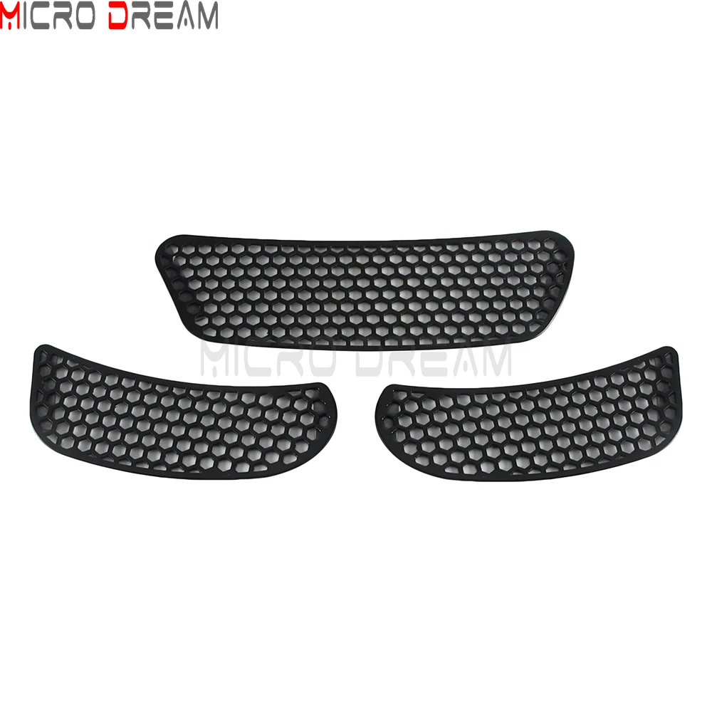 Фото Вентиляционная решетка для мотоциклов Harley Low Rider ST FXLRST Low Rider El Diablo FXRST 2022-2025, черная, сетчатая, для обтекателя №3