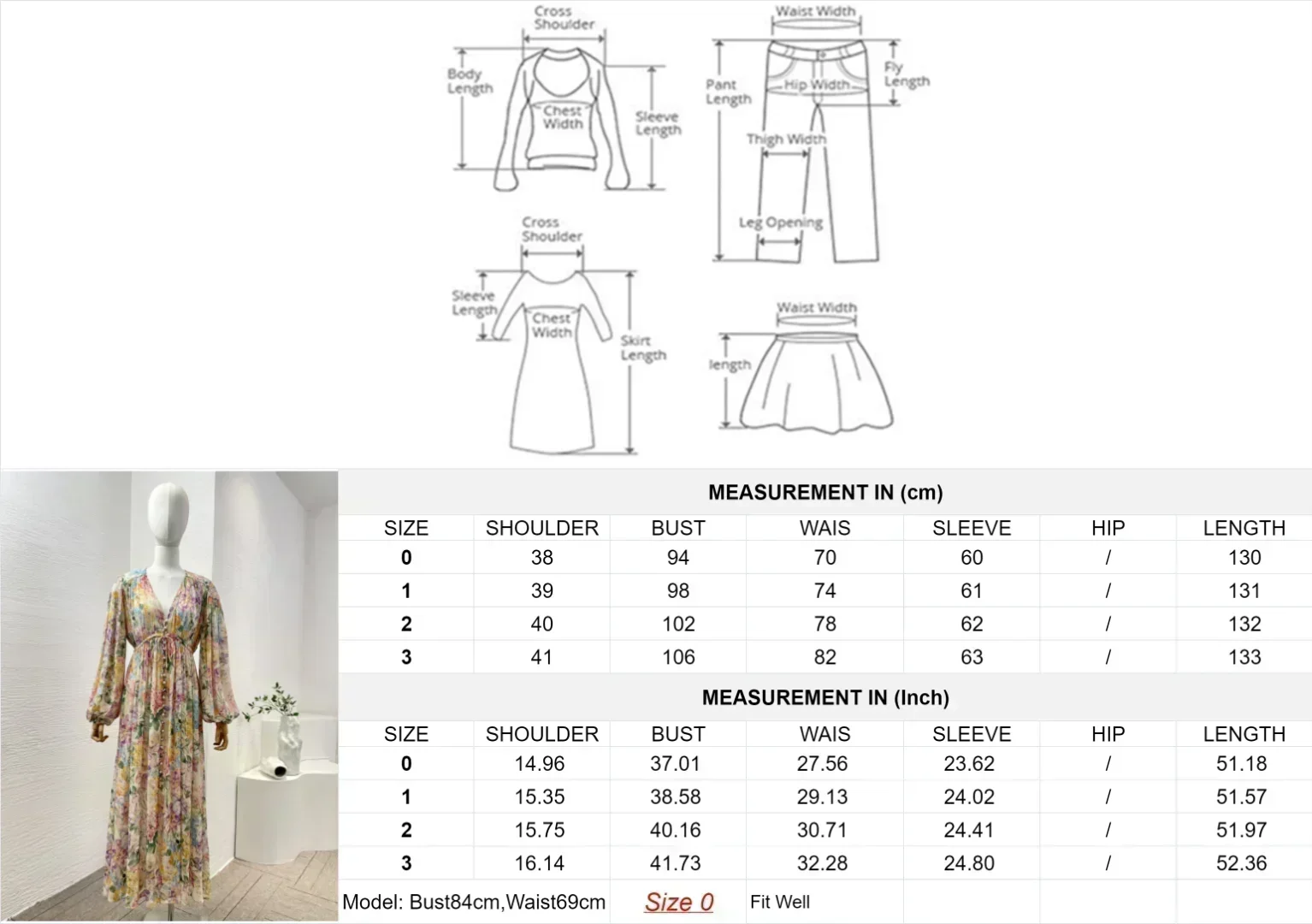 Новая коллекция разноцветное женское платье миди с длинным рукавом и глубоким