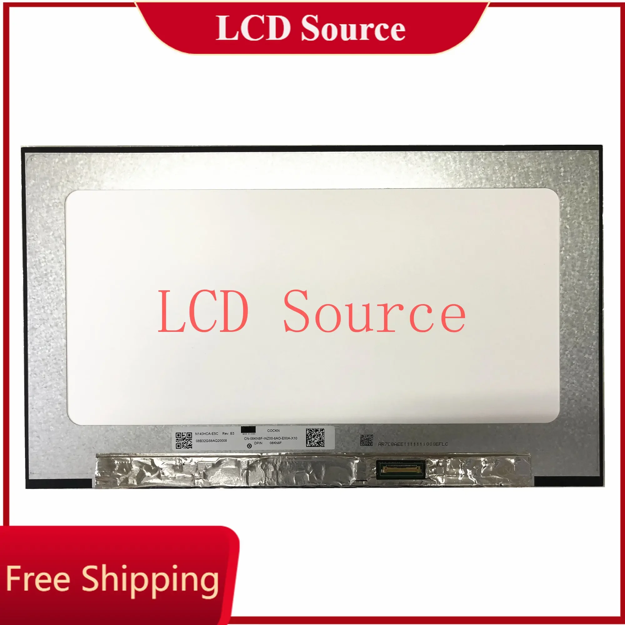 N140HCA-E5C Rev .B3 14 &quot1080p 30-контактная панель дисплея DP/N 08KN8F ЖК-экран для ноутбука