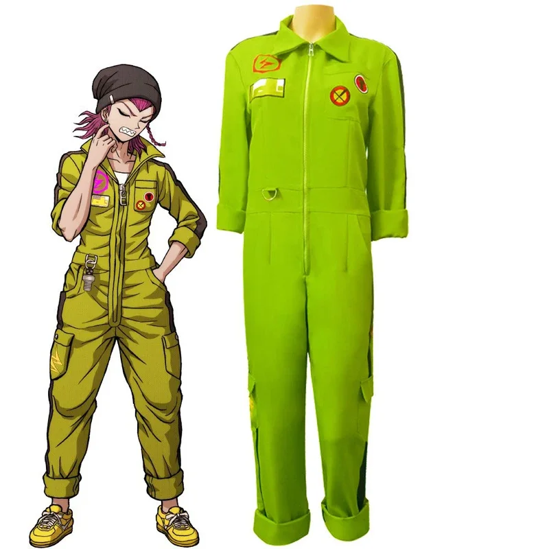 Danganronpa Kazuichi Souda Косплей Костюм Хэллоуин Карнавал Мужской Ремонтник Забавные