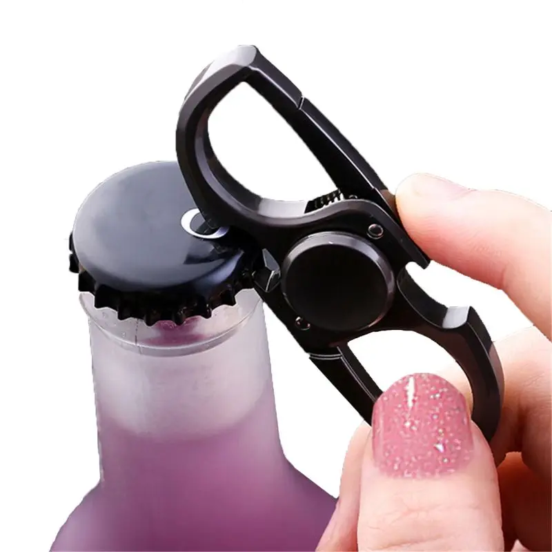 

Finger Toy Spinner Bottle Opener Non-rust Novelty Gadget for Men Office