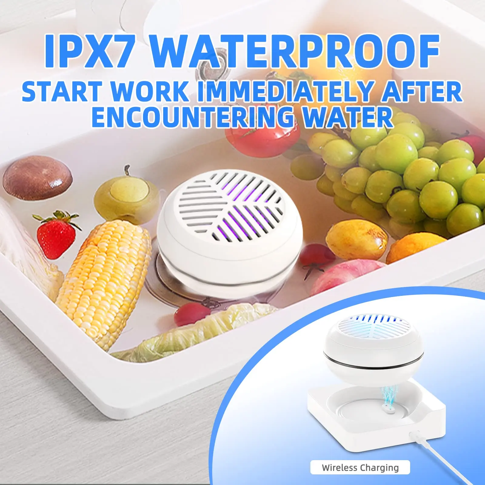 Посудомоечная машина для фруктов и овощей устройство очистки воды IPX7 с