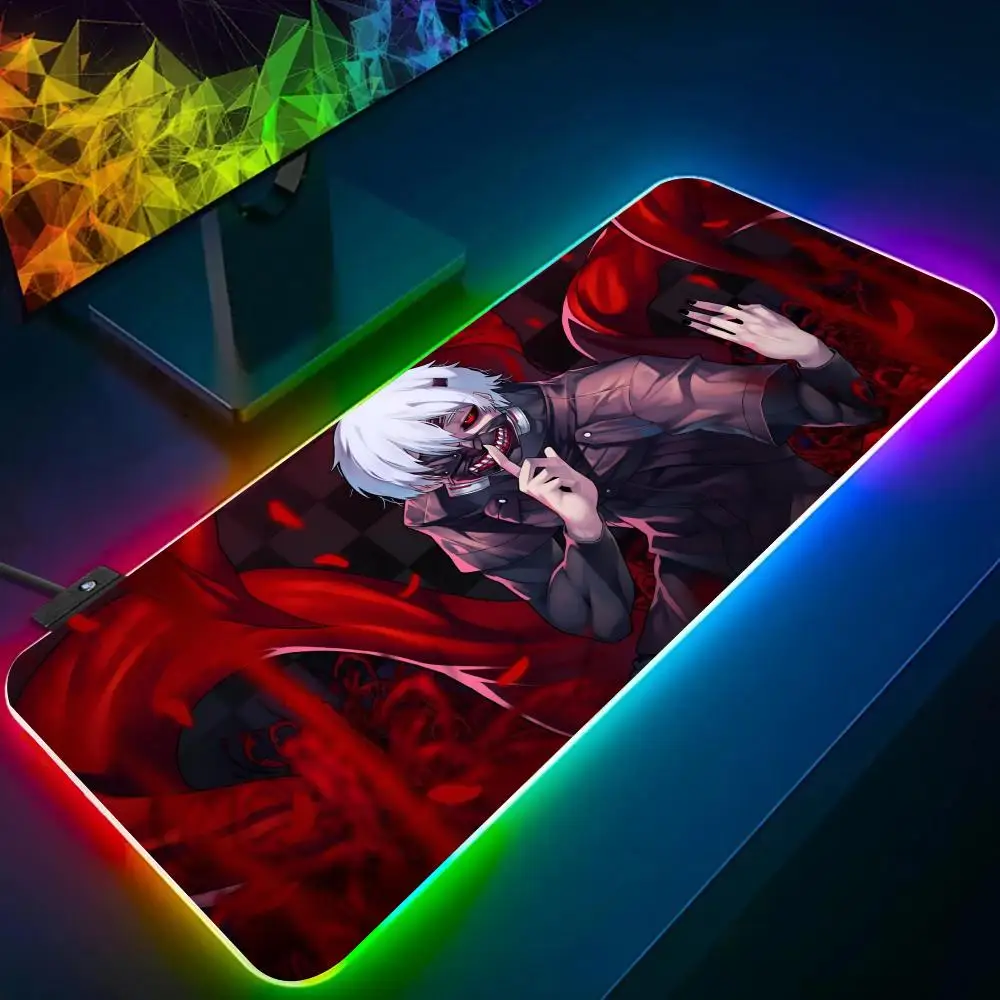 Коврик для мыши с изображением аниме Т-Токио Белый большой размер