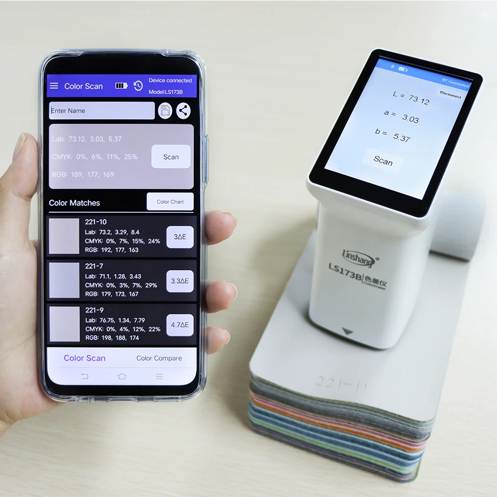 Linshang LS173B колориметр для измерения цвета квартиры портативный жидких фруктов