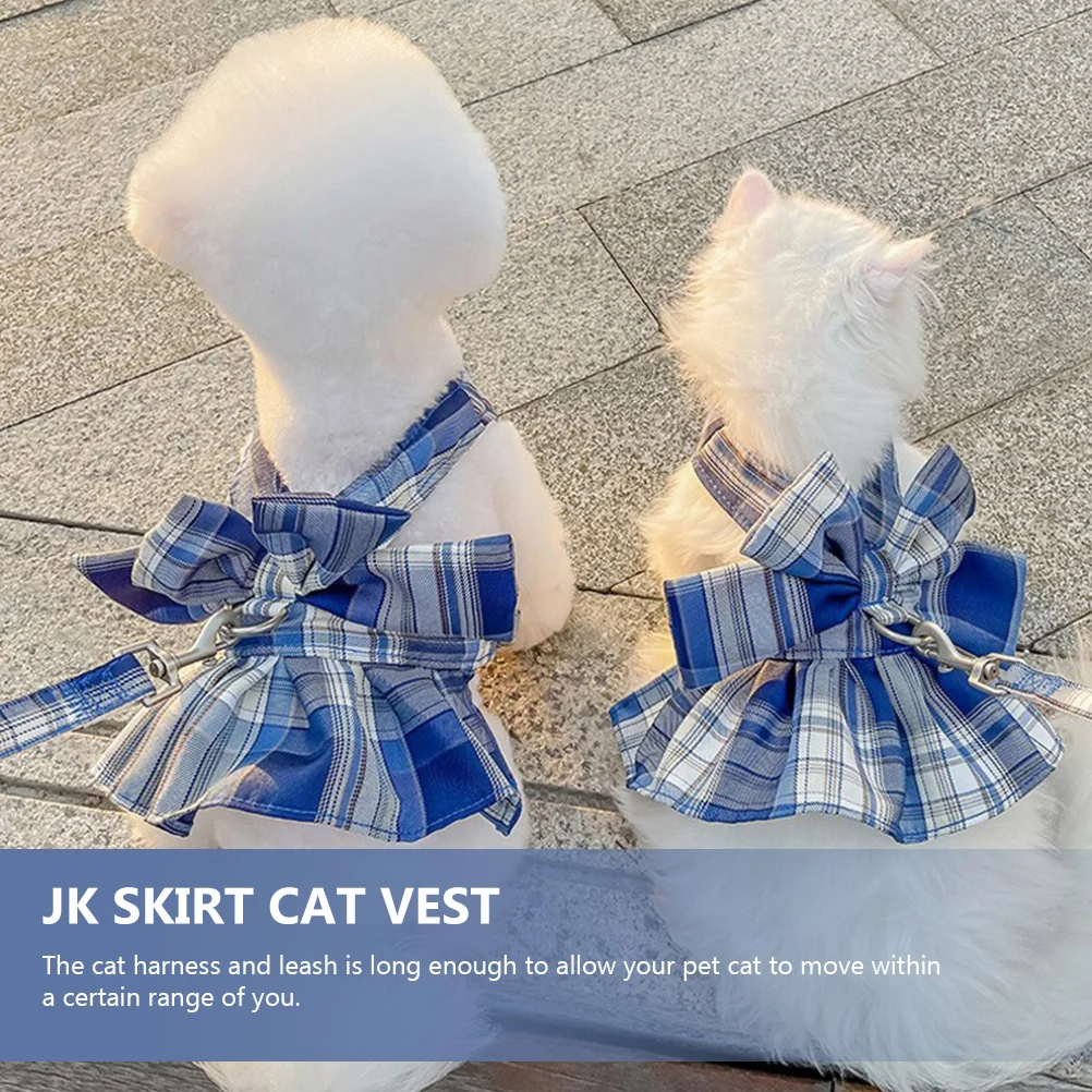 

1 комплект шлейки для кошек и поводок, регулируемая шлейка для домашних животных