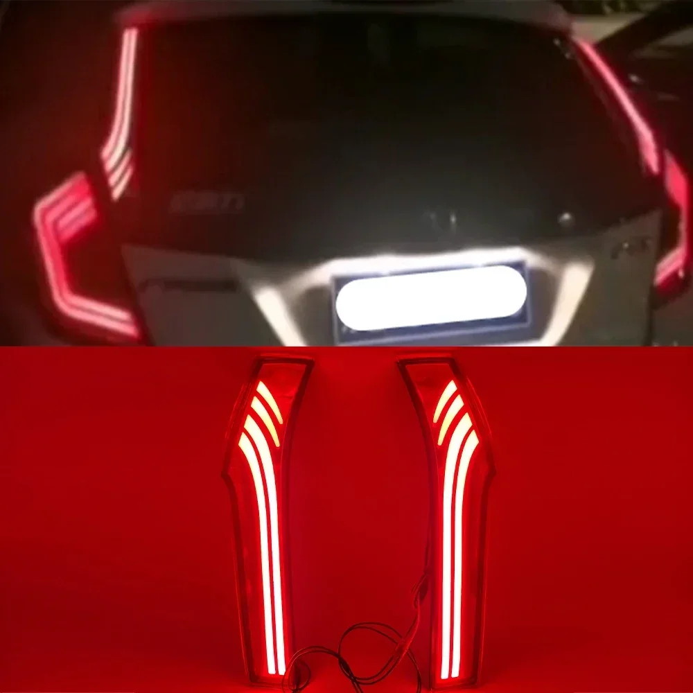 Новый! 1 комплект светодиодных задних фонарей для Honda Jazz Fit 2014 2015 2016 2017 2018 2019 2020