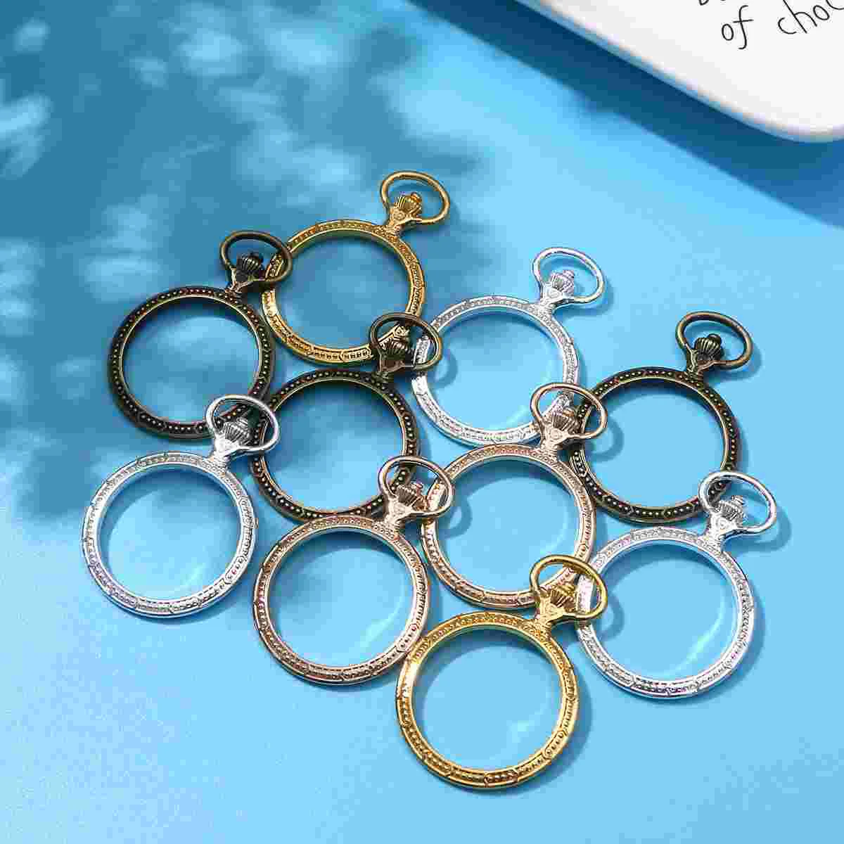 20 шт. подвески в круглой рамке для DIY серьги из эпоксидной смолы ожерелье ремесла