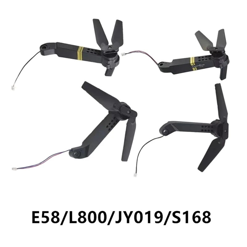 

4Pc RC Quadcopter Spare Parts Axis Arms Motor Propeller for E58/L800/JY019/S168 FPV Racing Drone Frame Parts Replacement B36A