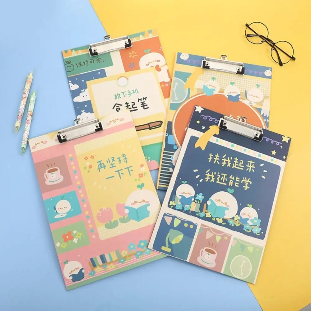 

Retro Students Stationary File Folder A4 Writing Pad Memo Clipboard Writing Tablet Paper Organizer Writing Clipboard