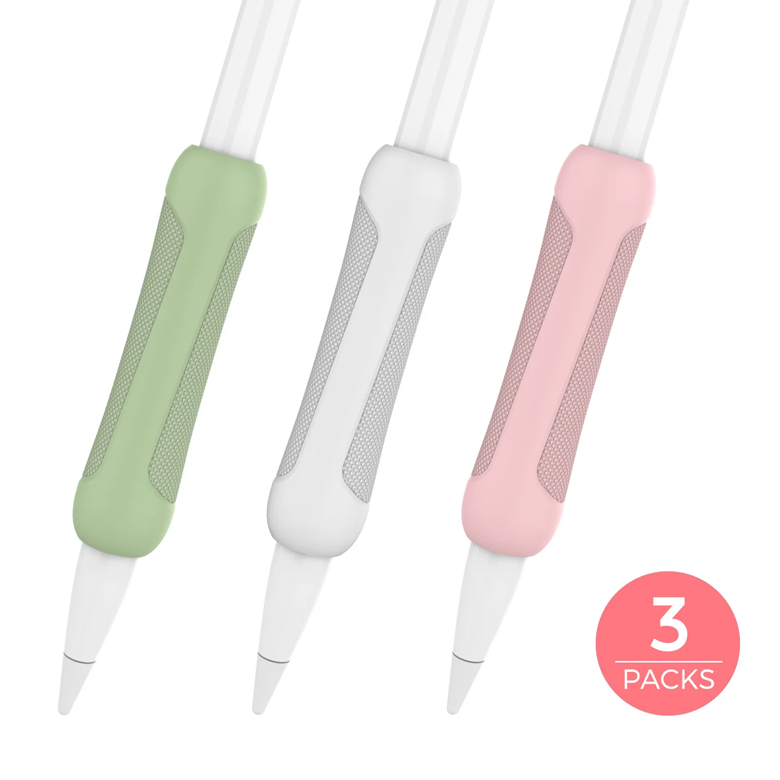 

Non-Slip Pen Grip Protective Cover is Suitable for Apple Stylus Apple Pencil 1/2 Generation Silicone Pen Grip Protective Cover