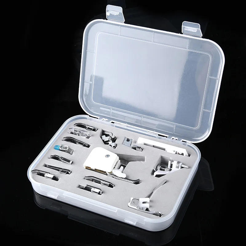 

15Pcs/Set Machine Parts for Cloth Edge Sewing Machine Accessories Household Silver CY-015 Model