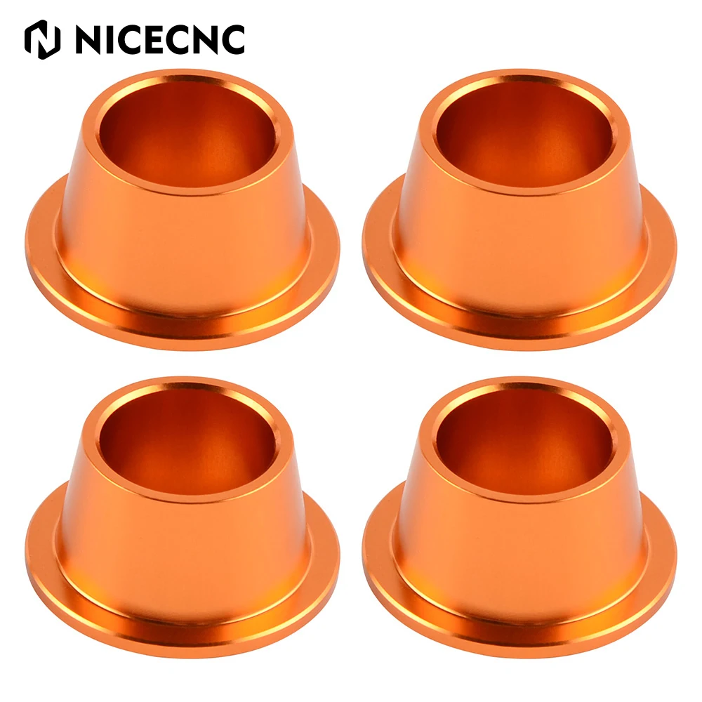 NICECNC Motocross Aluminum Handlebar Clamp Mount Bushings Handle Bar Cone For KTM SX 125 150 250 SXF 350 450 16-21 Blue Orange