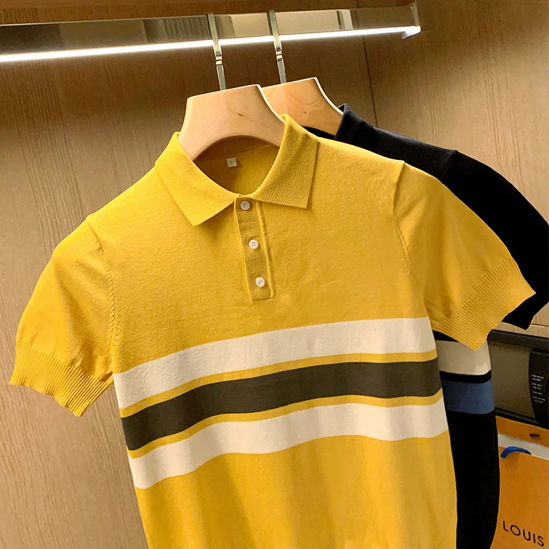 Рисунок 2 - Мужская хлопковая рубашка-поло с коротким рукавом