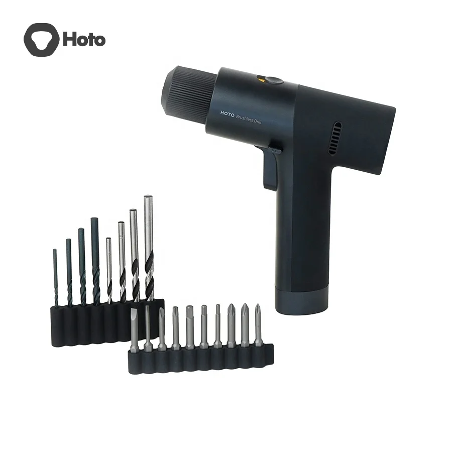 HOTO Easy to Torque Switch Electric Cordless Tools Drill machine drilling Nail Screwdriver Gun Drill
