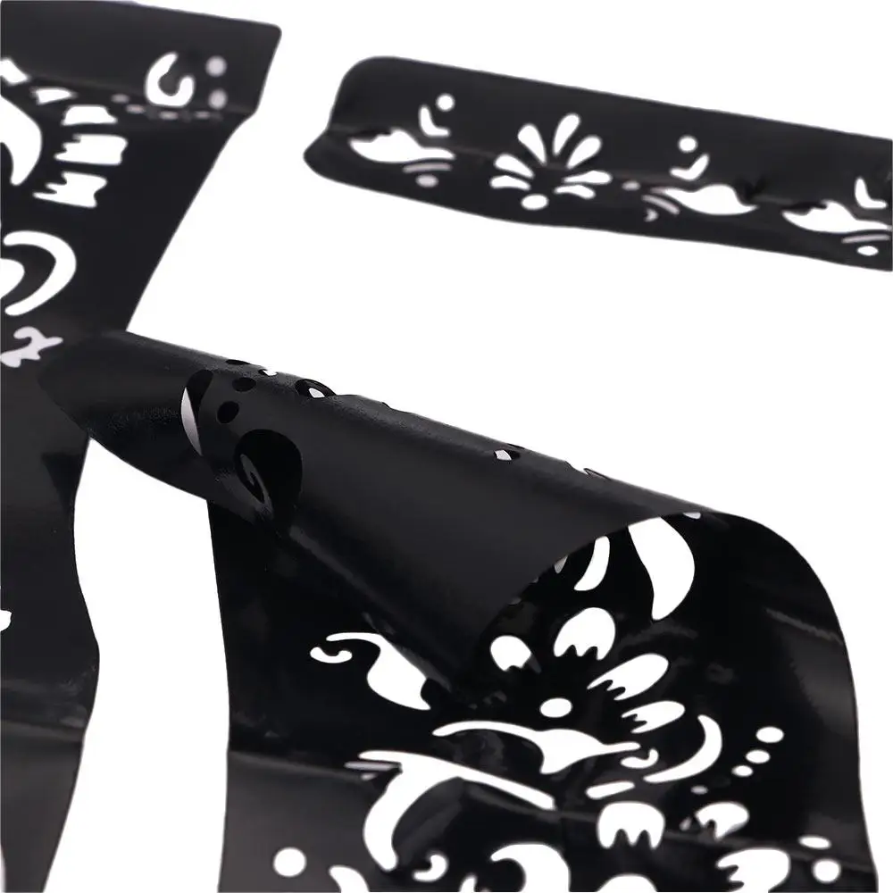 Модные мужские водонепроницаемые многоразовые трафареты для татуировок