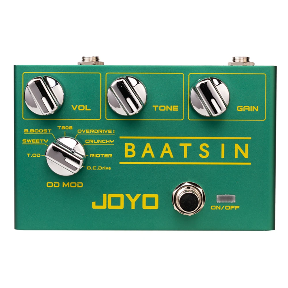 Guitar Effect Pedal BAATSIN Classic Overdrive Distortion Pedal With 8 OD/DS Distortion Effects Pedal Electric Guitar JOYO R-11