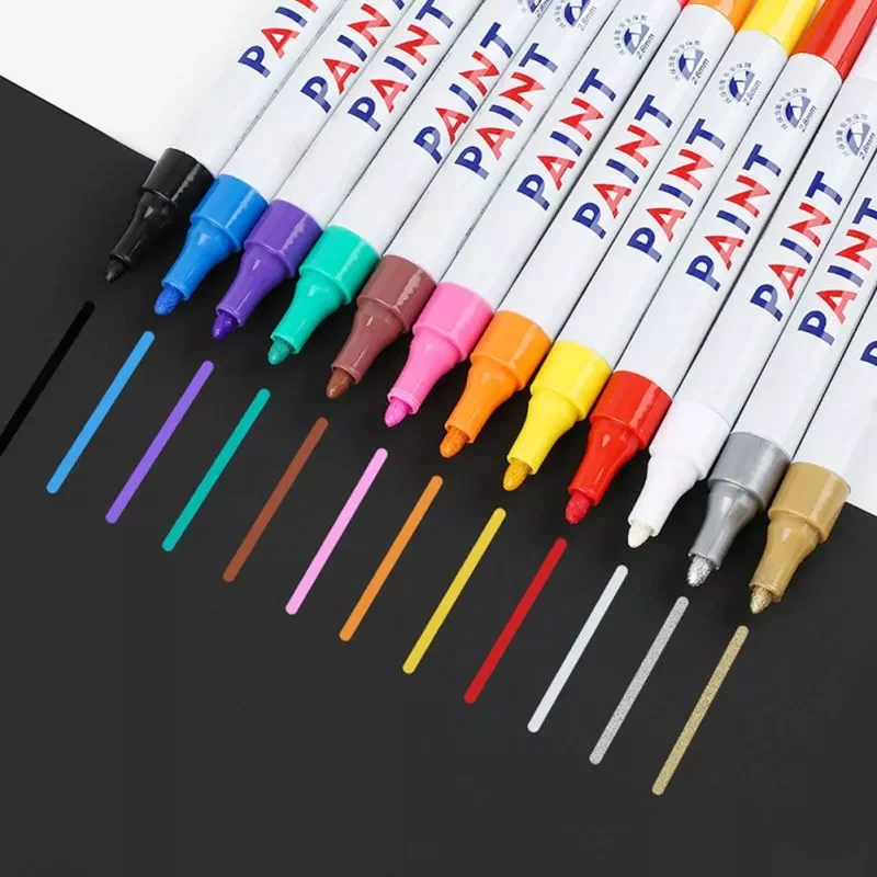 

Toxic Tile Marker Repair Wall Pen White Grout Marker Odorless for Tiles Floor and Tyre Suitable Car Painting Mark Pen