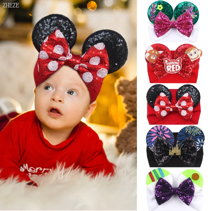 2022 популярная повязка на голову с ушками мыши детская Праздничная головная