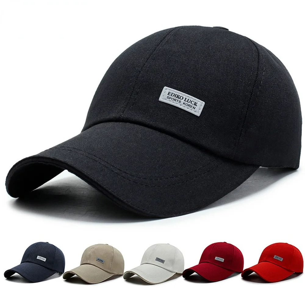 

Men's Reflex Tag Baseball Cap Spring Autumn Solid Color Leisure Sunscreen Snapback Golf Cap Outdoor Sport Cotton Trucker Dad Hat