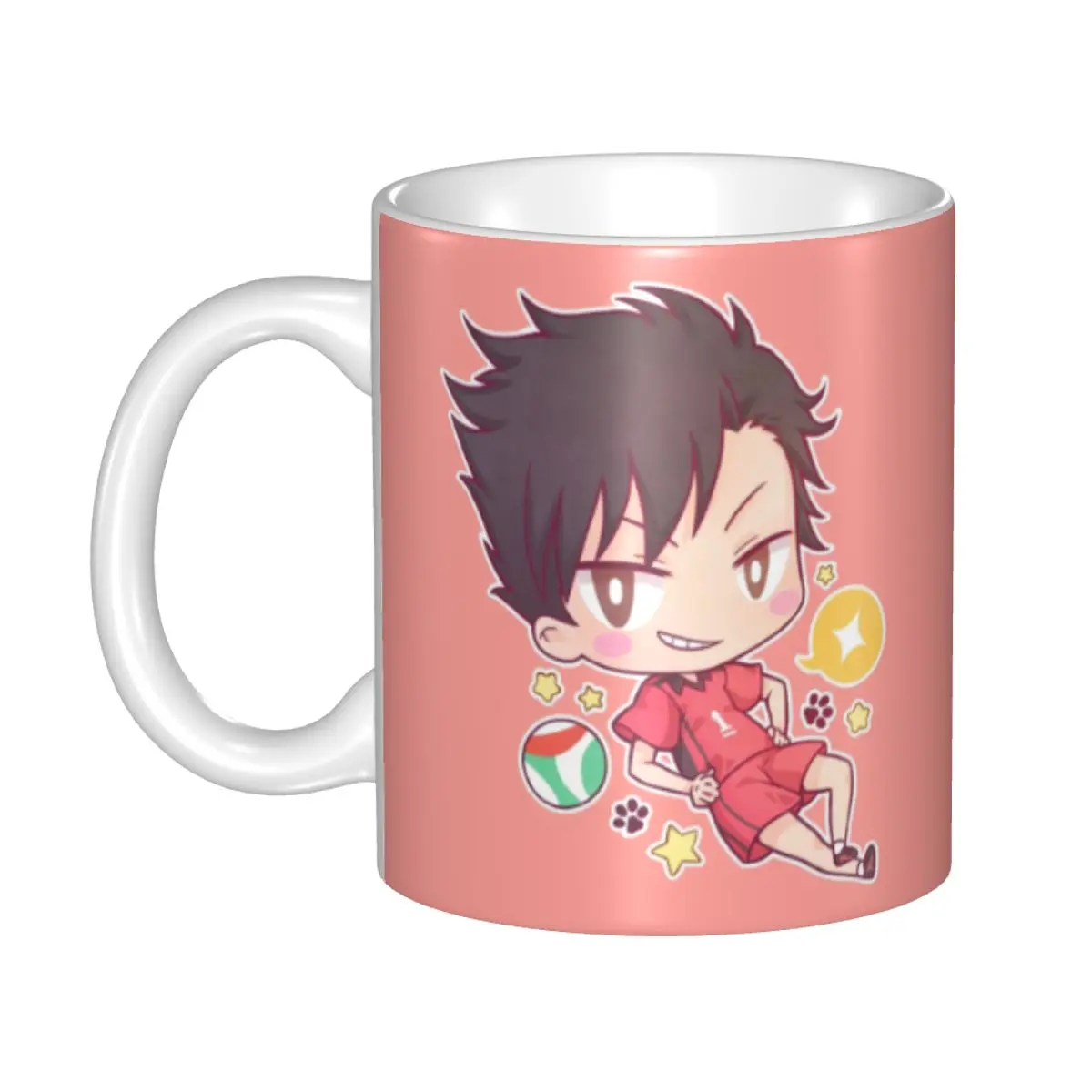

Haikyuu Tetsuro Kuroo Coffee Mug DIY Custom Japan Volleyball Anime Manga Ceramic Tea Milk Mug Cup